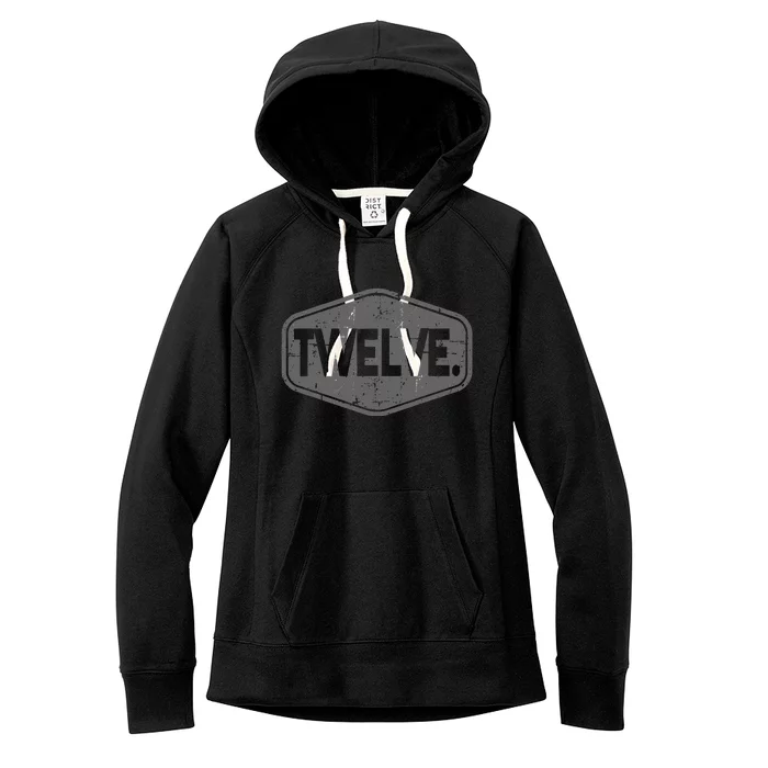 12 Year Old Gift Wo Teenager It's My 12th Birthday Women's Fleece Hoodie