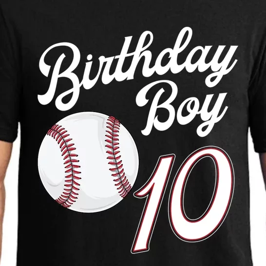 10 Years Old Baseball Themed 10th Birthday Party Sports Pajama Set