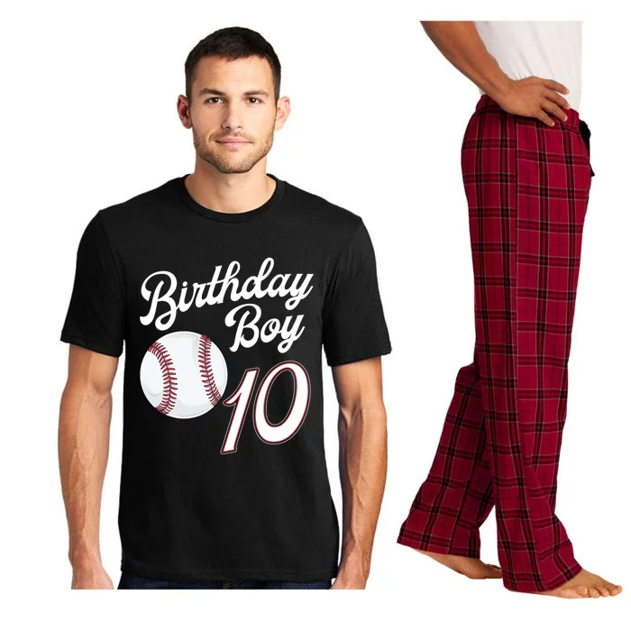 10 Years Old Baseball Themed 10th Birthday Party Sports Pajama Set