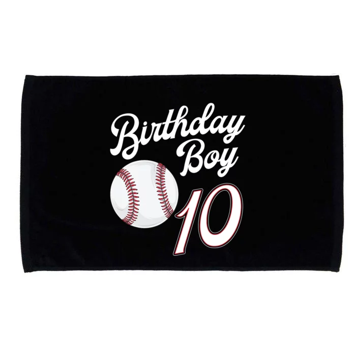 10 Years Old Baseball Themed 10th Birthday Party Sports Microfiber Hand Towel