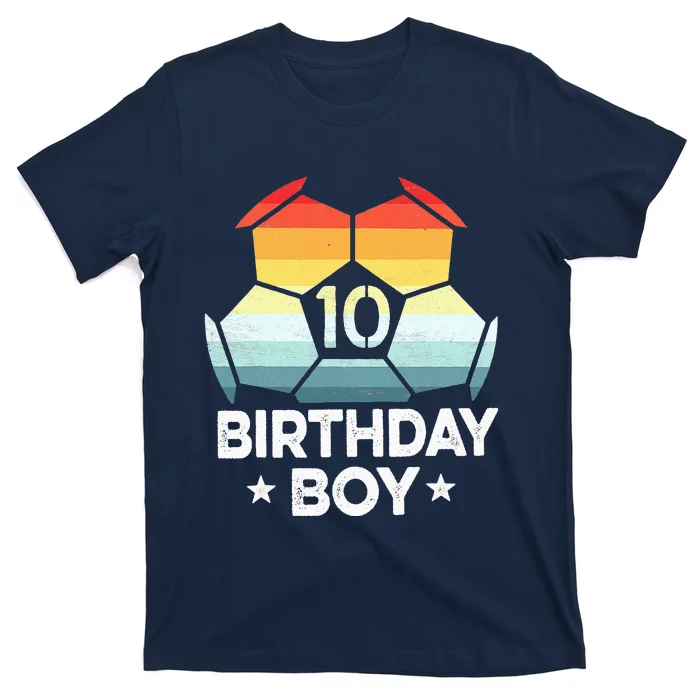 10 Year Old Soccer Player Gifts 10th Birthday T-Shirt