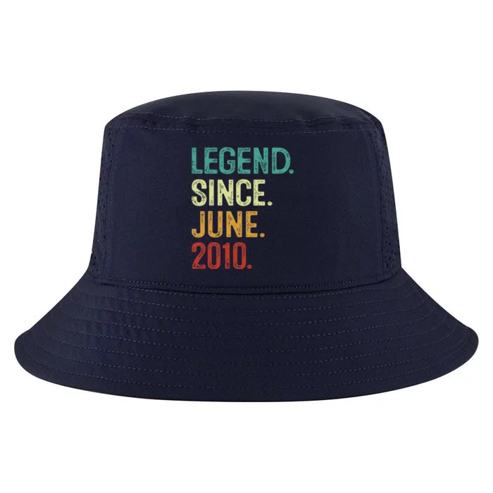 13 Years Old Legend Since June 2010 13th Birthday Cool Comfort Performance Bucket Hat