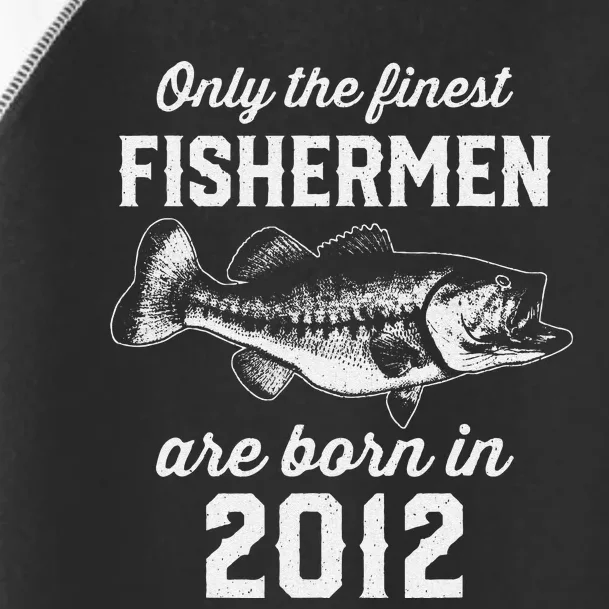 11 Year Old Fisherman Fishing 2012 11th Birthday Toddler Fine Jersey T-Shirt