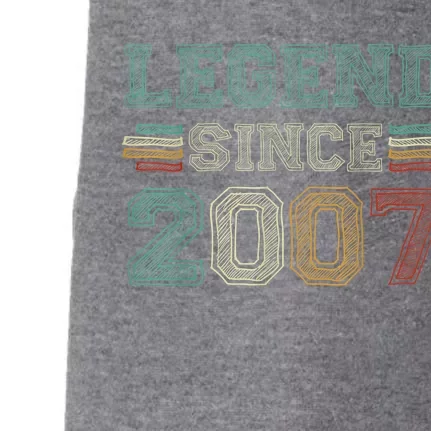 16 Years Old Legend Since 2007 16th Birthday Doggie 3-End Fleece Hoodie