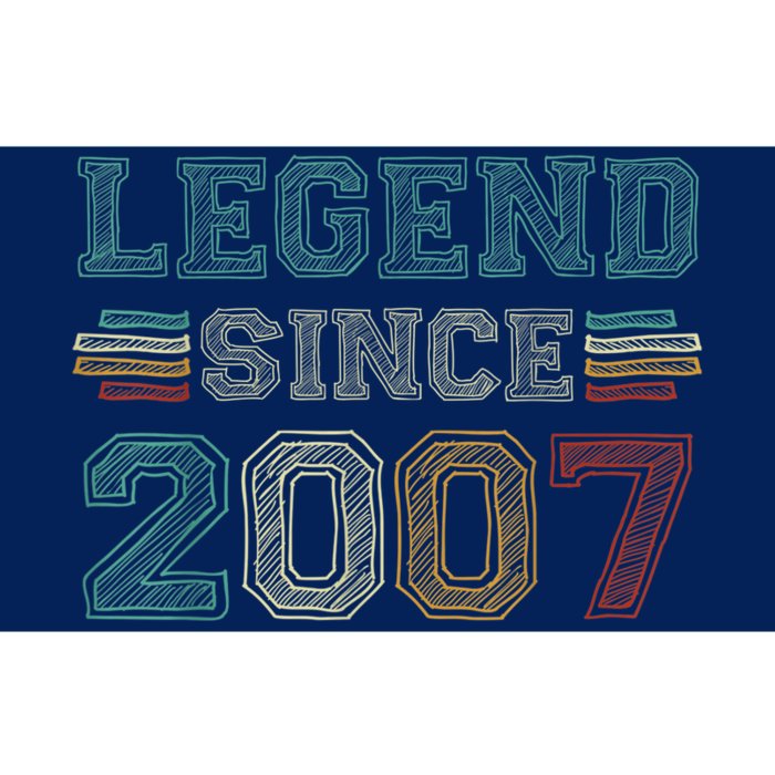 16 Years Old Legend Since 2007 16th Birthday Bumper Sticker