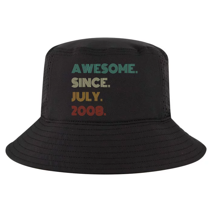 16 Years Old Awesome Since July 2008 16th Birthday Cool Comfort Performance Bucket Hat