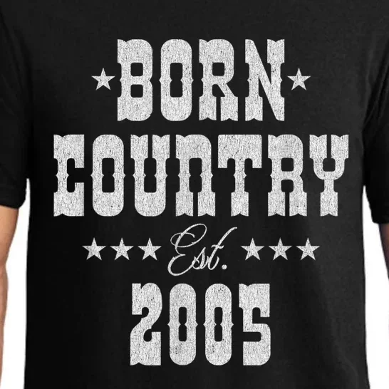 18 Year Old: Country Music Lover 2005 18th Birthday Pajama Set