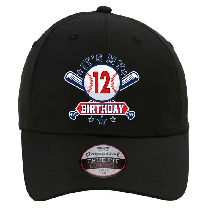 12 Years Old Baseball Player 12th Birthday Party The Original Performance Cap