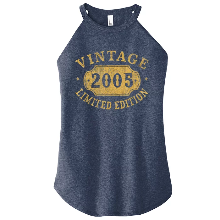 18 years old 18th Birthday Anniversary Best Limited 2005 Women’s Perfect Tri Rocker Tank