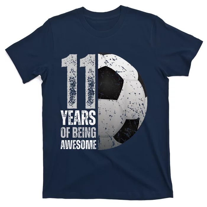 11 Year Old Soccer 11th Birthday Player Bday Party T-Shirt