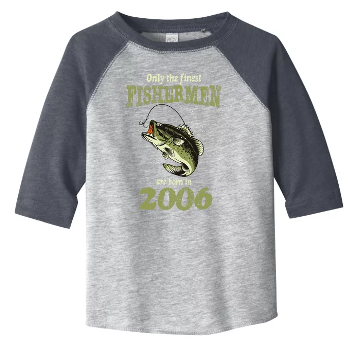 18 Year Old Fishing Fishermen Are Born In 2006 18th Birthday Toddler Fine Jersey T-Shirt