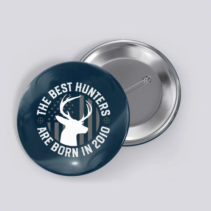 13 Year Old Deer Hunter Hunting 2010 13th Birthday Button