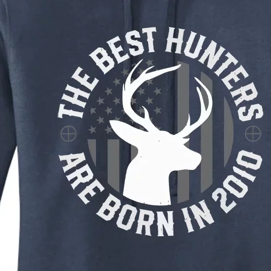 13 Year Old Deer Hunter Hunting 2010 13th Birthday Women's Pullover Hoodie