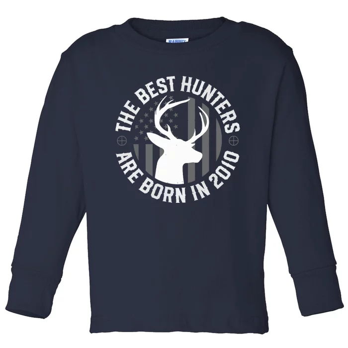 13 Year Old Deer Hunter Hunting 2010 13th Birthday Toddler Long Sleeve Shirt