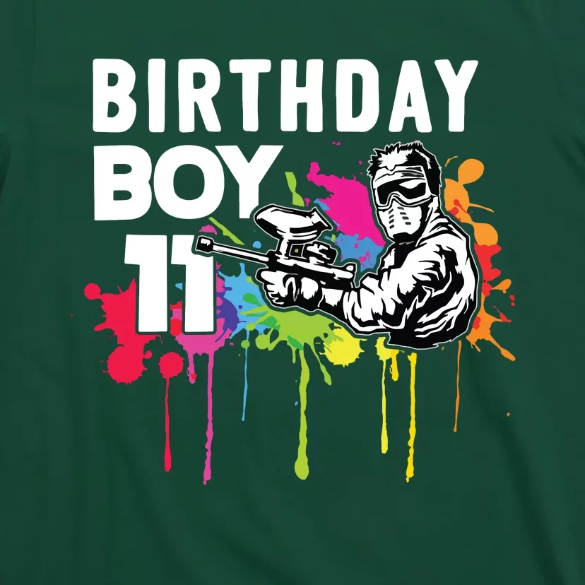 11 Years Old Paintballer Gear Gift 11th Paintball Birthday T-Shirt