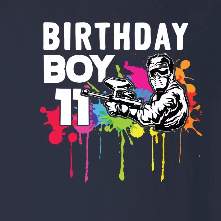 11 Years Old Paintballer Gear Gift 11th Paintball Birthday Toddler Long Sleeve Shirt