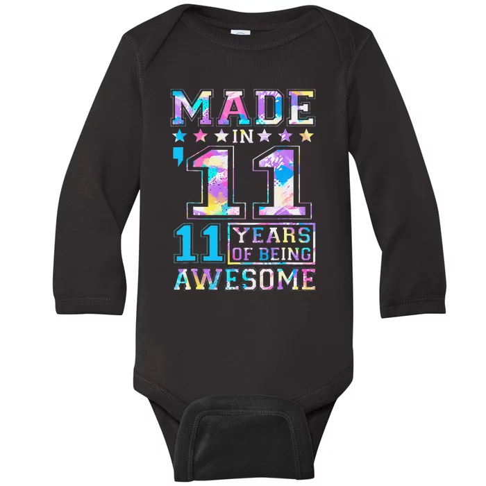 11 Year Old Gifts For 11th Birthday Gift Born In 2011 Baby Long Sleeve Bodysuit