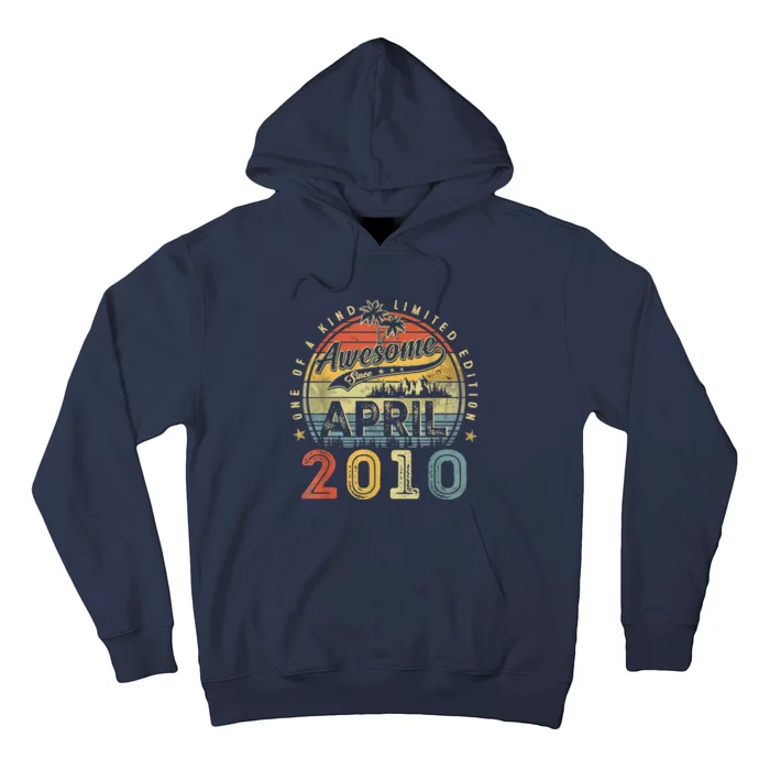 13 Year Old Awesome Since April 2010 13th Birthday Hoodie