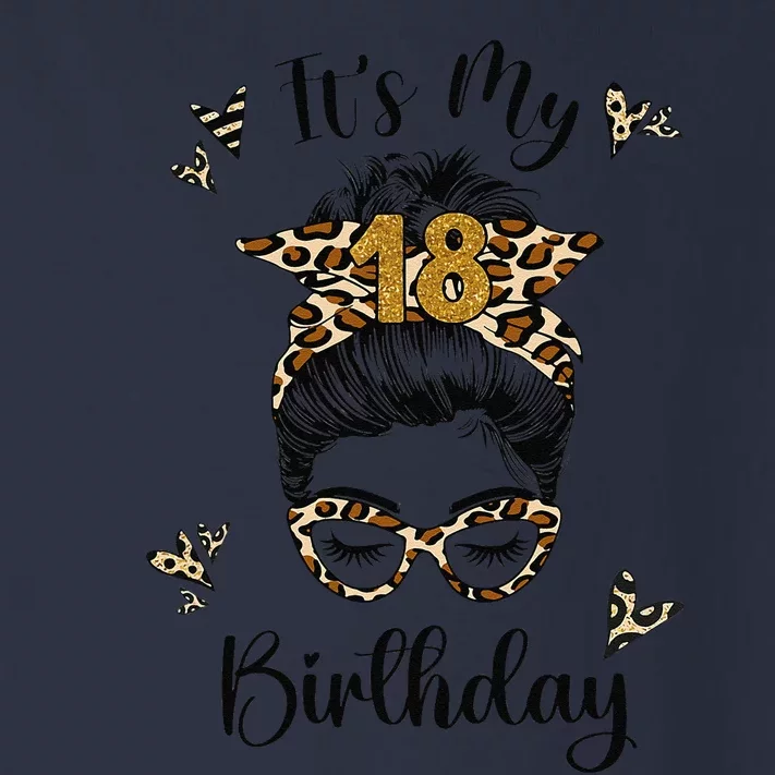 18 Years Old 18th Birthday Messy Bun Happy Birthday 18 Toddler Long Sleeve Shirt