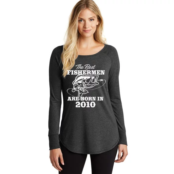 13 Year Old Fisherman: Fishing 2010 13th Birthday Women's Perfect Tri Tunic Long Sleeve Shirt