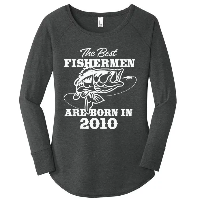 13 Year Old Fisherman: Fishing 2010 13th Birthday Women's Perfect Tri Tunic Long Sleeve Shirt