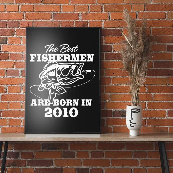 13 Year Old Fisherman: Fishing 2010 13th Birthday Poster