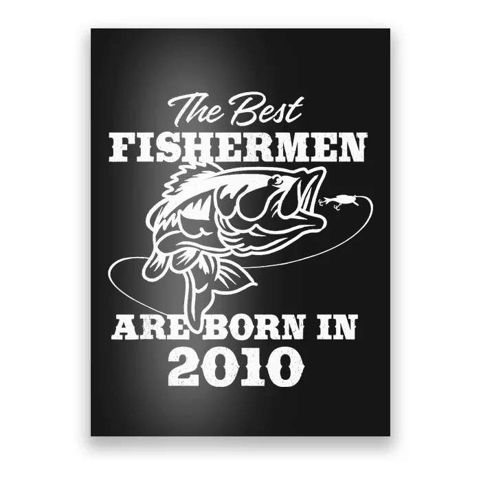 13 Year Old Fisherman: Fishing 2010 13th Birthday Poster