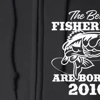 13 Year Old Fisherman: Fishing 2010 13th Birthday Full Zip Hoodie