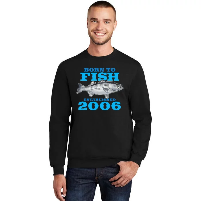 17 Year Old Fishing Fisherman 2006 17th Birthday Sweatshirt