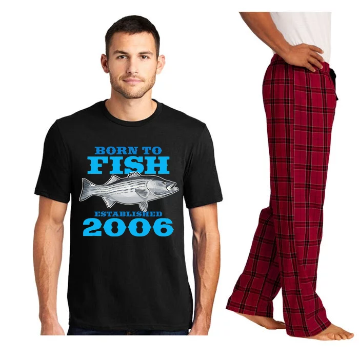 17 Year Old Fishing Fisherman 2006 17th Birthday Pajama Set