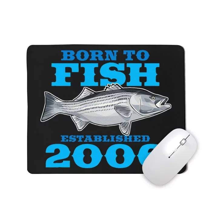 17 Year Old Fishing Fisherman 2006 17th Birthday Mousepad