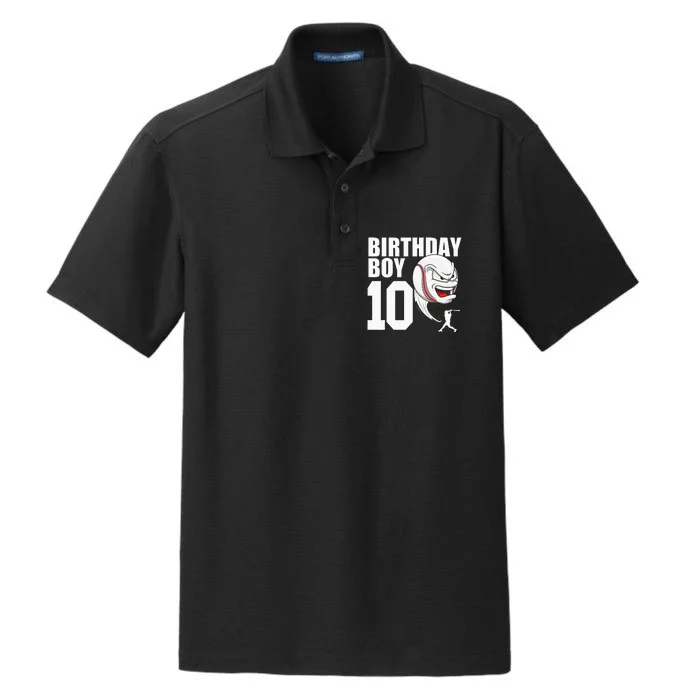 10 Year Old Baseball Birthday Party Theme 10th Gift For Boy Dry Zone Grid Performance Polo