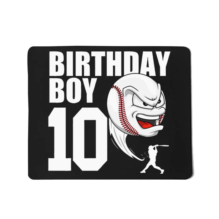 10 Year Old Baseball Birthday Party Theme 10th Gift For Boy Mousepad