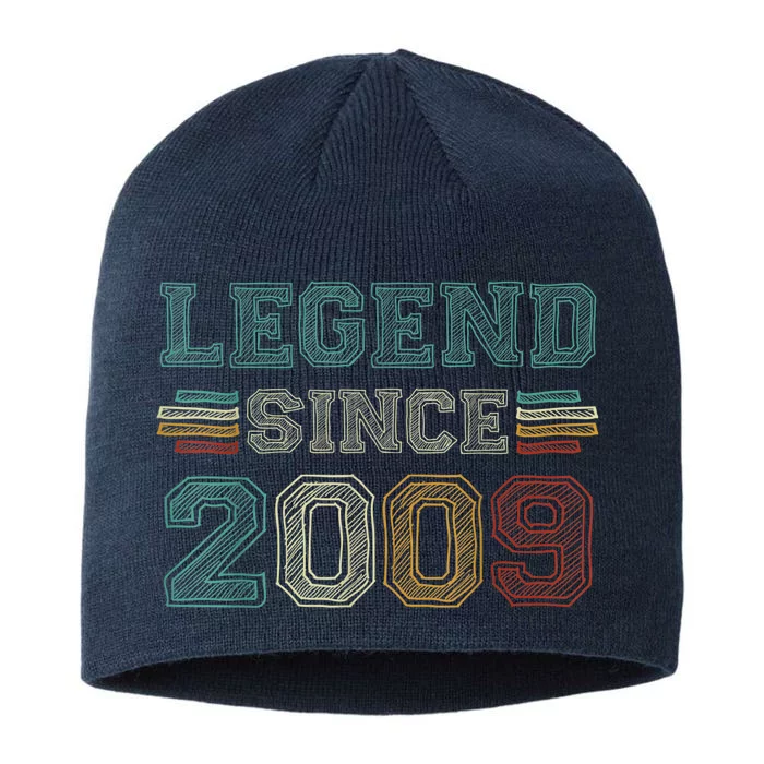 13 Years Old Legend Since 2009 13th Birthday 8 1/2in Sustainable Knit Beanie