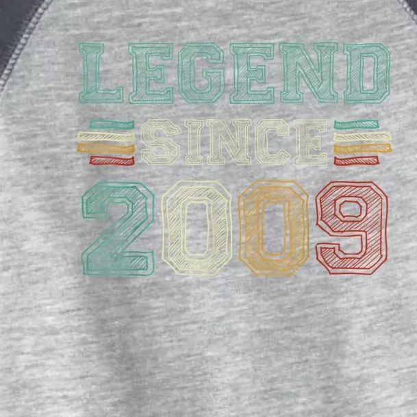 13 Years Old Legend Since 2009 13th Birthday Toddler Fine Jersey T-Shirt