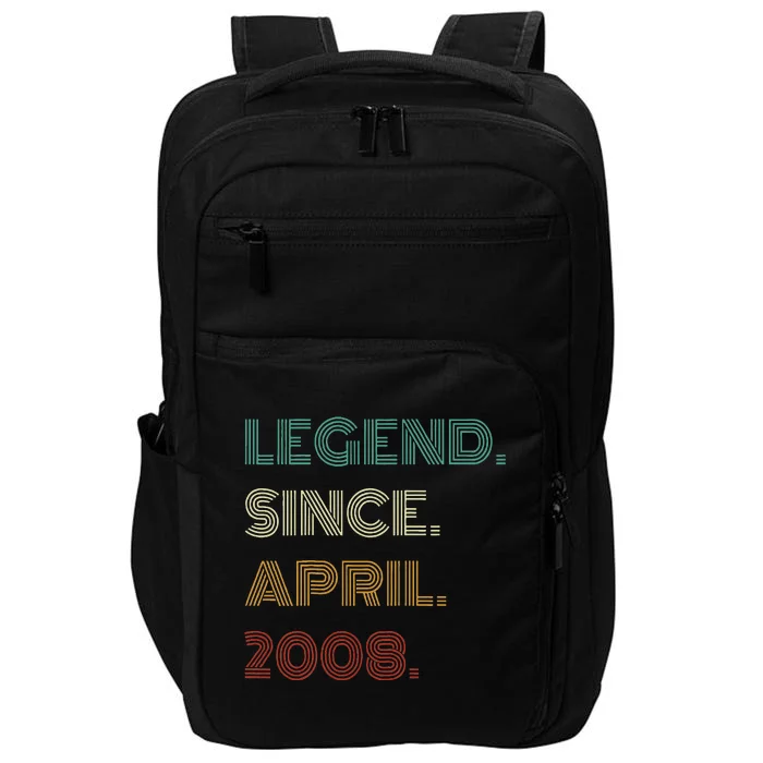 16 Years Old Legend Since April 2008 16th Birthday Impact Tech Backpack