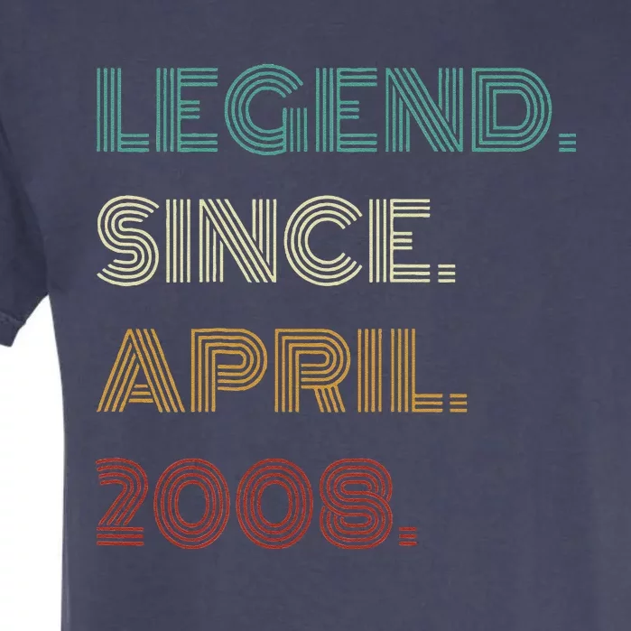 16 Years Old Legend Since April 2008 16th Birthday Garment-Dyed Heavyweight T-Shirt