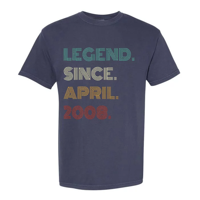 16 Years Old Legend Since April 2008 16th Birthday Garment-Dyed Heavyweight T-Shirt