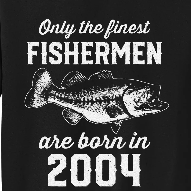 19 Year Old Fisherman Fishing 2004 19th Birthday Sweatshirt