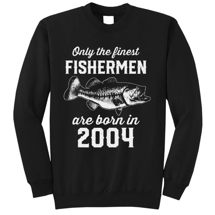 19 Year Old Fisherman Fishing 2004 19th Birthday Sweatshirt