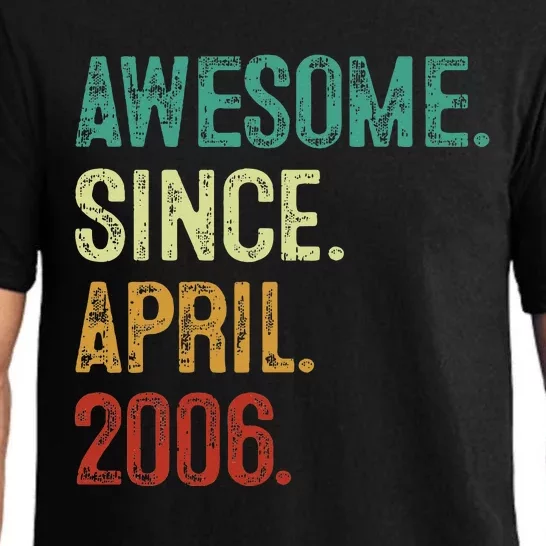 18 Year Old Awesome Since April 2006 18th Birthday Pajama Set