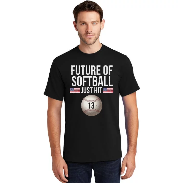 13 Year Old Softball Player Tall T-Shirt