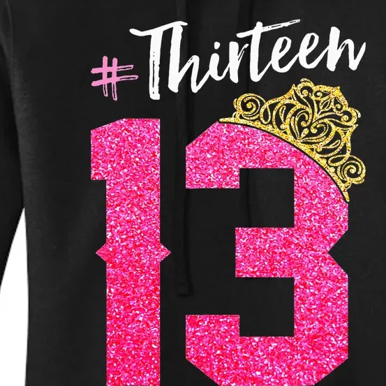 13 Years Old O.fficial Teenager 13th Birthday Gifts Women's Pullover Hoodie