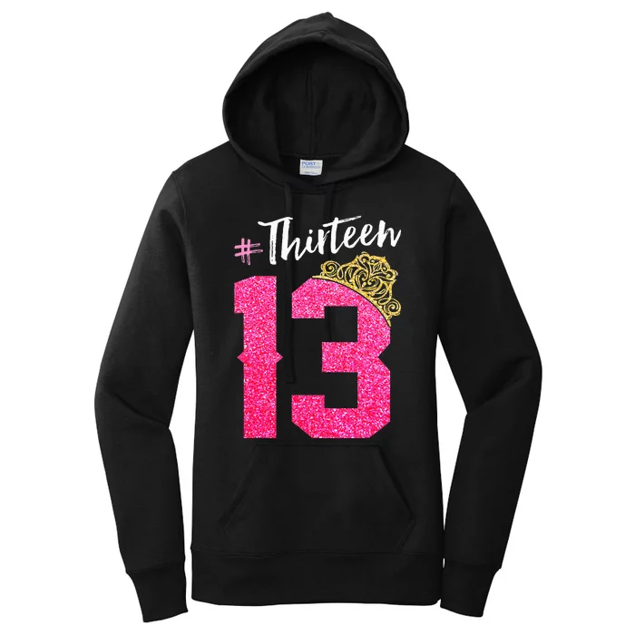 13 Years Old O.fficial Teenager 13th Birthday Gifts Women's Pullover Hoodie