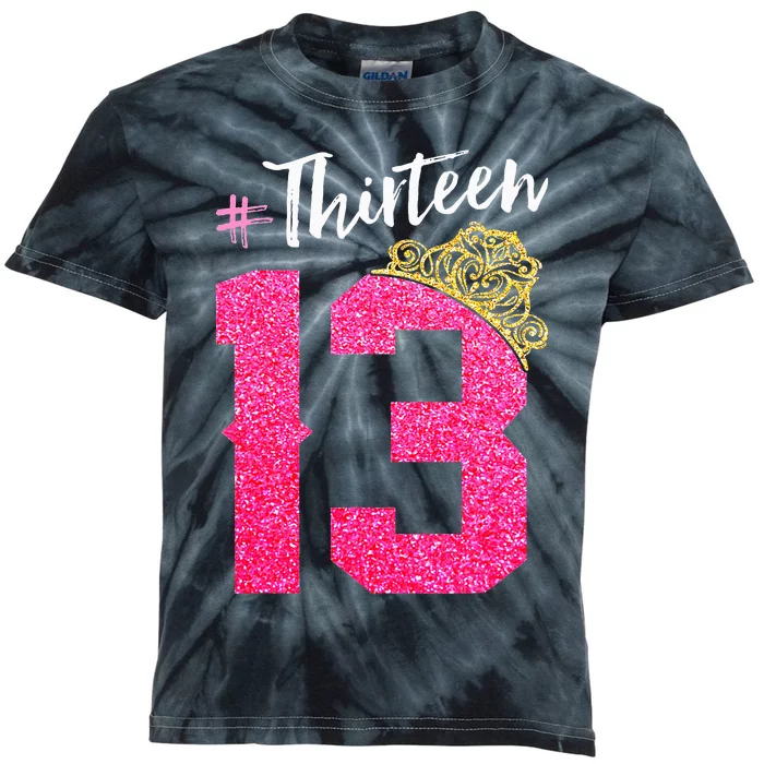 13 Years Old O.fficial Teenager 13th Birthday Gifts Kids Tie-Dye T-Shirt