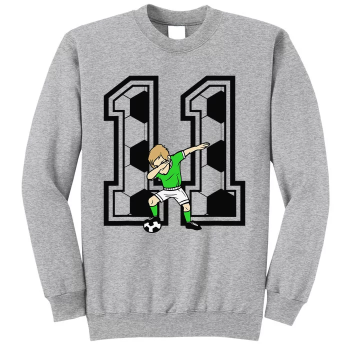 11 Year Old Soccer Player 11th Birthday Tall Sweatshirt