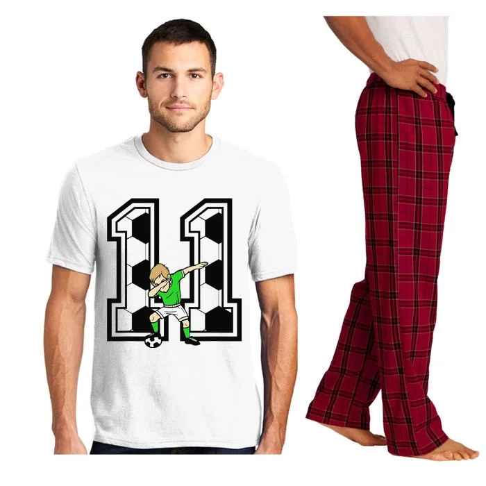 11 Year Old Soccer Player 11th Birthday Pajama Set