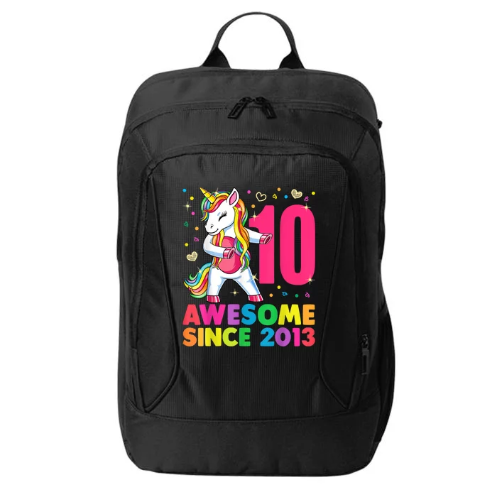 10 Years Old Unicorn Flossing 10th Birthday Girl Party City Backpack