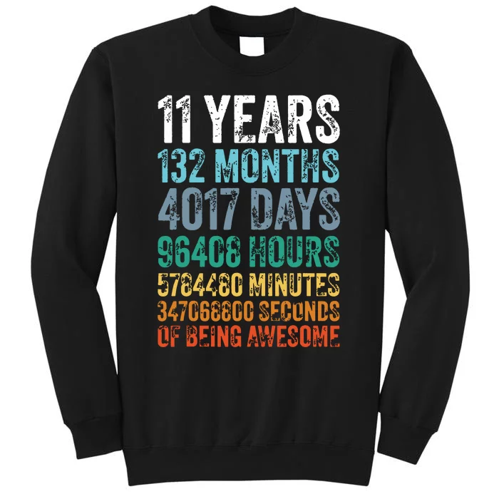 11 Year Old Bday Decorations Son Boy 11yr 11th Birthday Sweatshirt