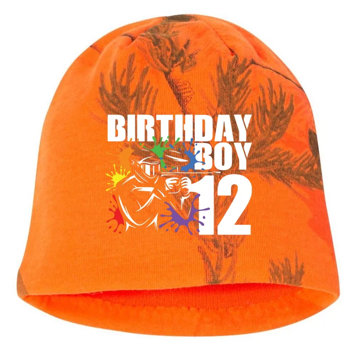 12 Year Old Paintball Birthday Party 12th Gift For Kati - Camo Knit Beanie